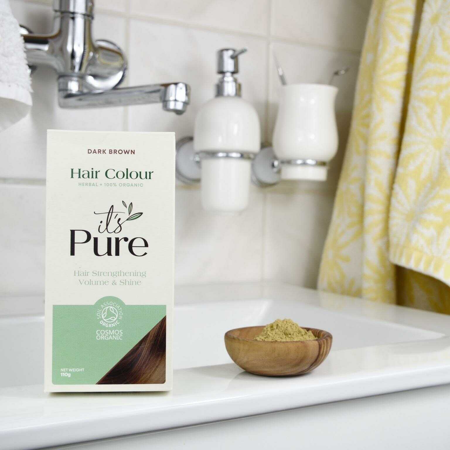 ITS PURE - tmavo hnedá